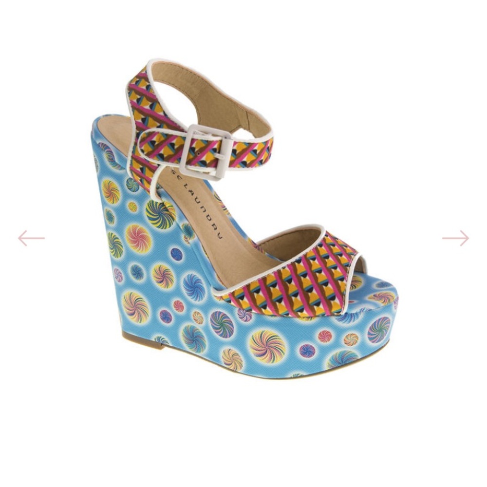 Jollypop wedge sandals. brand new in box. Never worn. Still in the box